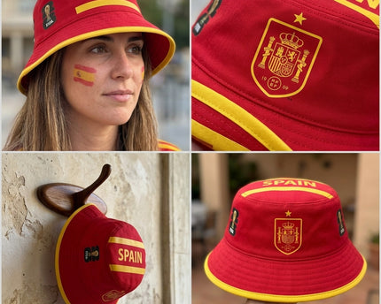 World Cup 2026 Spain Soccer Team Gear Bucket Hat