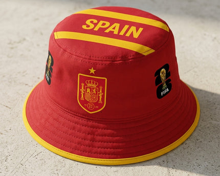 World Cup 2026 Spain Soccer Team Gear Bucket Hat