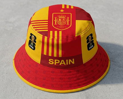 World Cup 2026 Spain Vibrant Red Headwear Bucket Hat