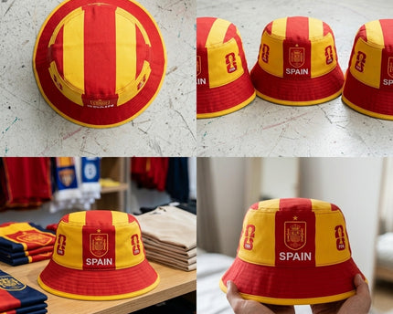 World Cup 2026 Spain National Flag Theme Bucket Hat
