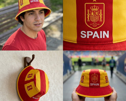World Cup 2026 Spain National Flag Theme Bucket Hat
