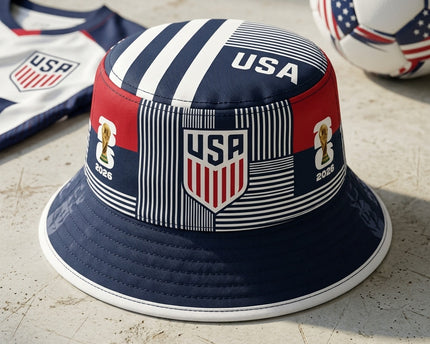 World Cup 2026 USA National Team Crest Bucket Hat