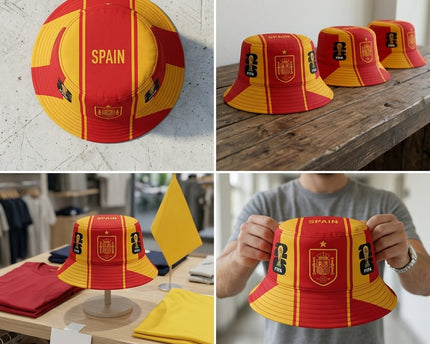 World Cup 2026 Spain Classic Sporty Style Bucket Hat