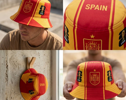 World Cup 2026 Spain Classic Sporty Style Bucket Hat