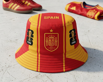 World Cup 2026 Spain Classic Sporty Style Bucket Hat