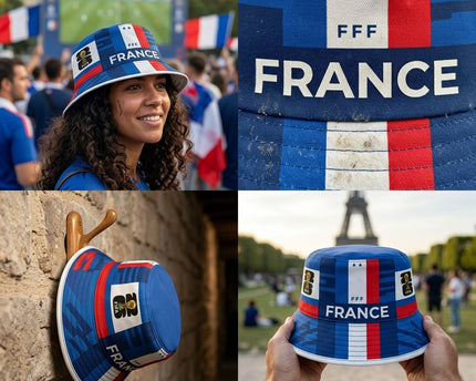 World Cup 2026 France Premium Sublimated Bucket Hat