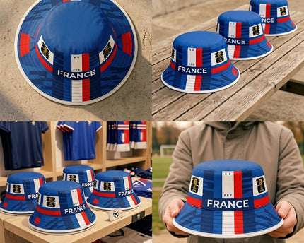 World Cup 2026 France Premium Sublimated Bucket Hat