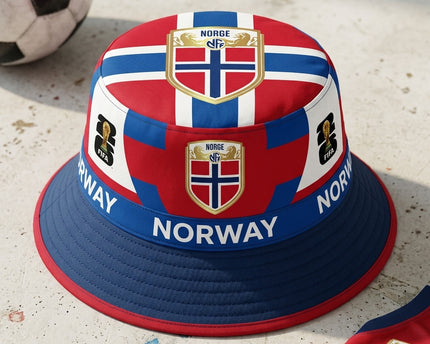 World Cup 2026 Norway Golden Norge Crest Bucket Hat