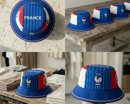 World Cup 2026 France Heritage Design Bucket Hat