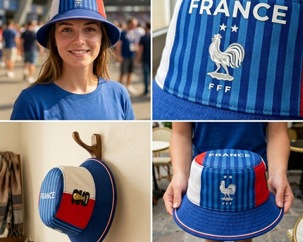 World Cup 2026 France Heritage Design Bucket Hat
