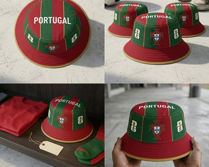 World Cup 2026 Portugal Classic Shield Bucket Hat