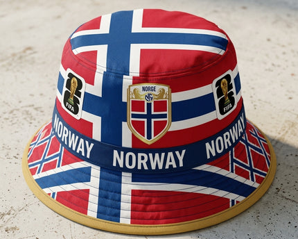 World Cup 2026 Norway Lion Shield Bucket Hat