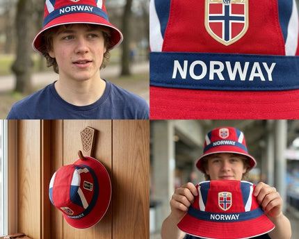 World Cup 2026 Norway Vertical Stripe Bucket Hat