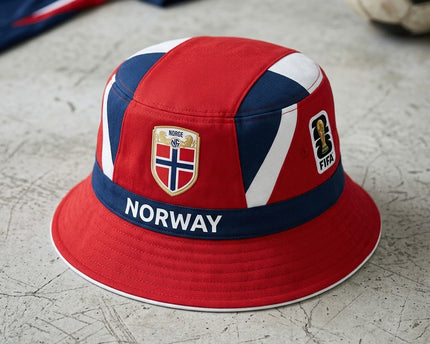 World Cup 2026 Norway Vertical Stripe Bucket Hat