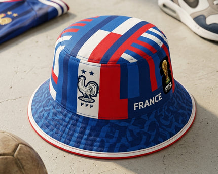 World Cup 2026 France Vibrant Stripes Bucket Hat