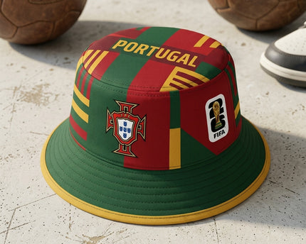 World Cup 2026 Portugal FPF Crest Bucket Hat
