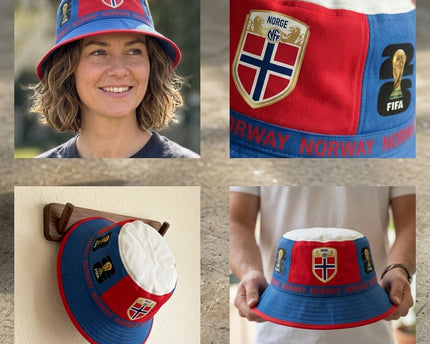 World Cup 2026 Norway Nordic Cross Design Bucket Hat