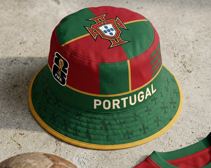 World Cup 2026 Portugal Vibrant Colorway Bucket Hat