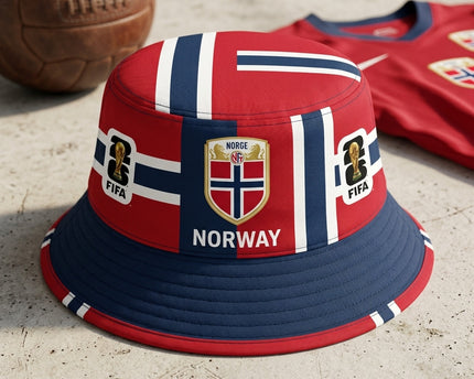 World Cup 2026 Norway Shield Emblem Bucket Hat