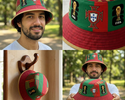 World Cup 2026 Portugal Sporty Patch Bucket Hat