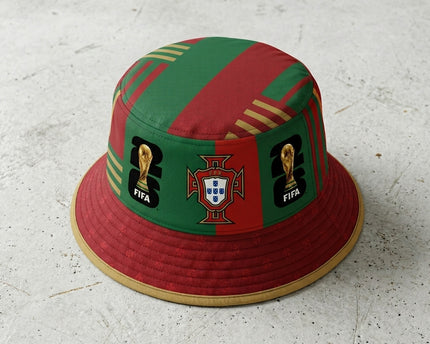 World Cup 2026 Portugal Sporty Patch Bucket Hat