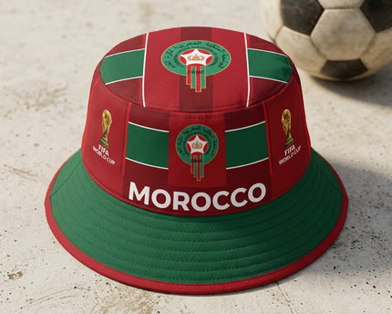 World Cup 2026 Morocco Mosaic Pattern Bucket Hat