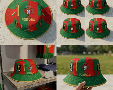 World Cup 2026 Portugal National Flag Bucket Hat