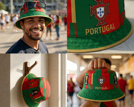 World Cup 2026 Portugal National Flag Bucket Hat