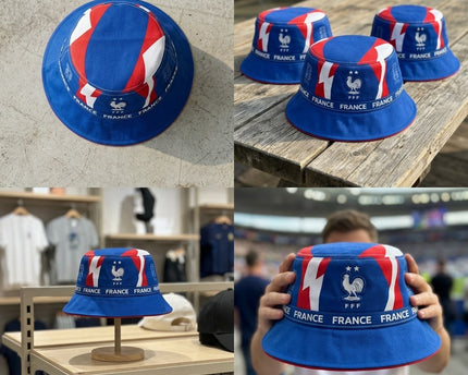 World Cup 2026 France Championship Crest Bucket Hat