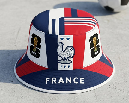 World Cup 2026 France Bold France Text Bucket Hat