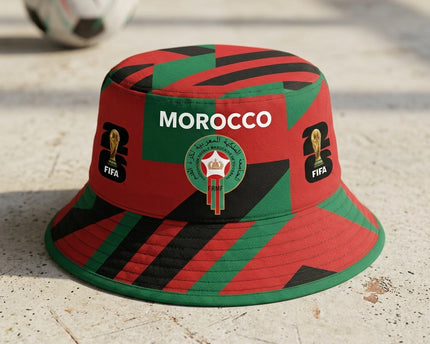 World Cup 2026 Morocco Atlas Lion Style Bucket Hat
