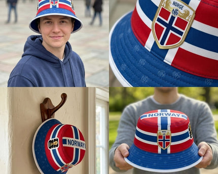 World Cup 2026 Norway National Color Bucket Hat
