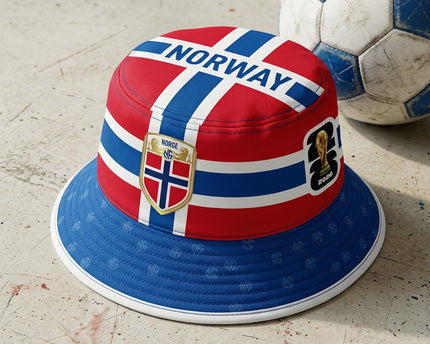 World Cup 2026 Norway National Color Bucket Hat