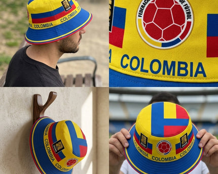 World Cup 2026 Colombia Flag Panels Bucket Hat