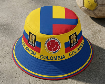 World Cup 2026 Colombia Flag Panels Bucket Hat