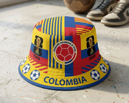 World Cup 2026 Colombia Multi-Patch Bucket Hat