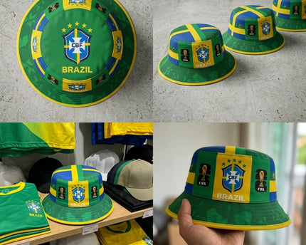 World Cup 2026 Brazil CBF Shield Bucket Hat