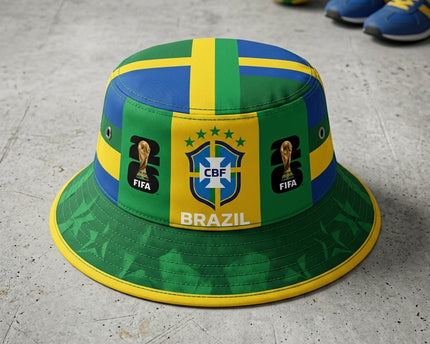 World Cup 2026 Brazil CBF Shield Bucket Hat