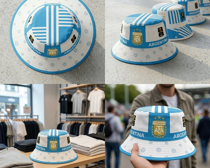 World Cup 2026 Argentina Bold Text Bucket Hat