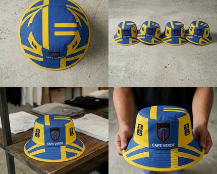 World Cup 2026 Cape Verde Triple Emblem Bucket Hat