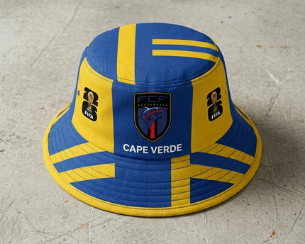 World Cup 2026 Cape Verde Triple Emblem Bucket Hat