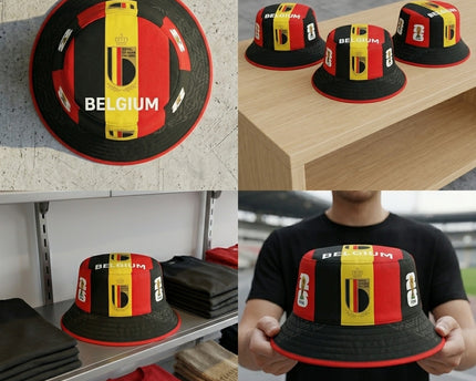 World Cup 2026 Belgium Modern Graphic Bucket Hat