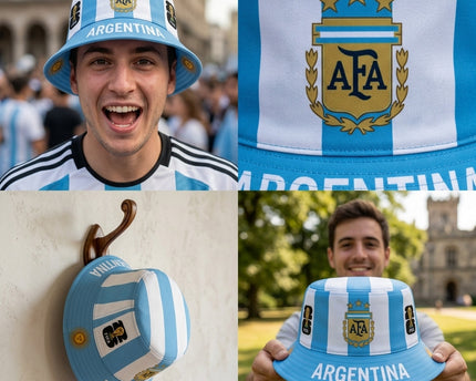 World Cup 2026 Argentina Trophy Icon Bucket Hat