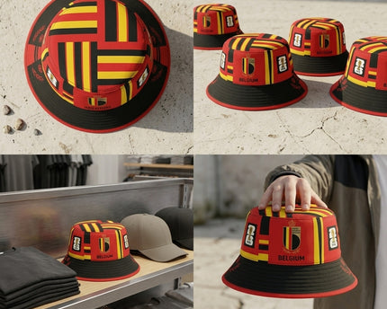 World Cup 2026 Belgium Royal Crest Bucket Hat