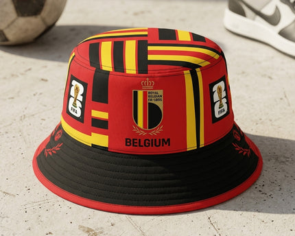World Cup 2026 Belgium Royal Crest Bucket Hat