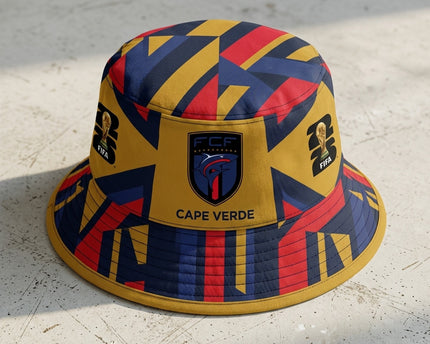 World Cup 2026 Cape Verde Contrast Panel Bucket Hat