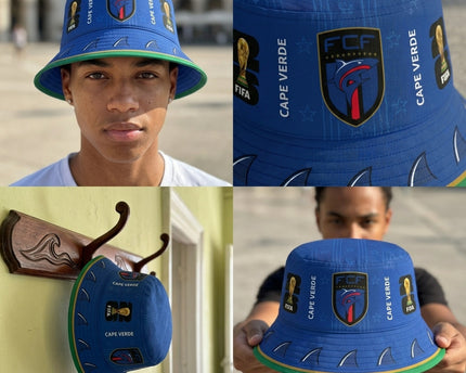World Cup 2026 Cape Verde Shark Badge Bucket Hat