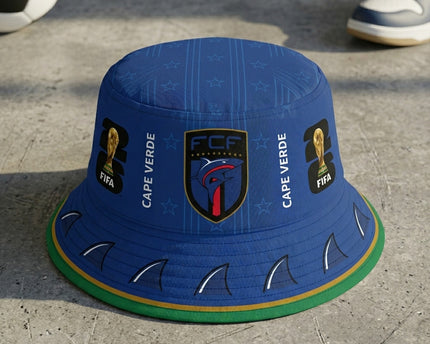 World Cup 2026 Cape Verde Shark Badge Bucket Hat