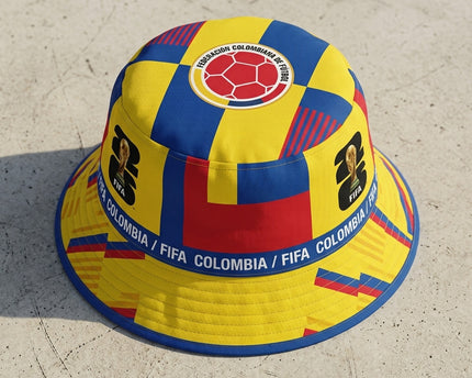 World Cup 2026 Colombia Color Split Crown Bucket Hat