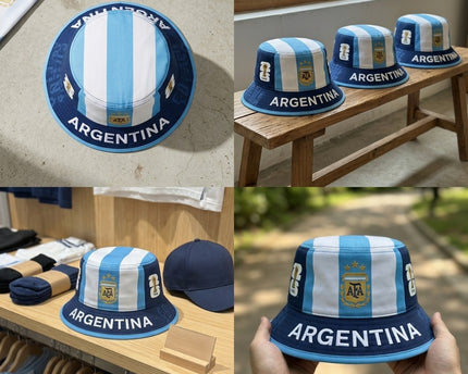 World Cup 2026 Argentina Three Star Bucket Hat
